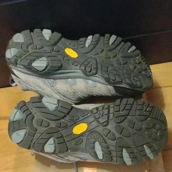 EUC Merrell MOAB 3 blue gray wide width hiking shoes‎ women's 8 - Picture 7 of 7